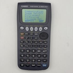 Casio FX-7400G Plus Power Graphic Graphing Calculator w/ Cover - TESTED WORKING